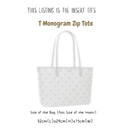 Organizer for [T Monogram Zip Tote 32W 29H, Tory Burch] Bag Insert (Felt, Contour Fit)