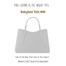 Organizer for [Babylone Tote MM, LV] Bag Insert (Felt, A Pair of Inserts)