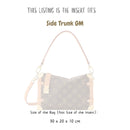 Organizer for [Side Trunk GM, LV] Bag Insert (Felt, Slim with Zip Pocket)