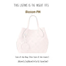 Organizer for [Blossom PM, LV] Bag Insert (Felt, Long Zip and Open Compartment)