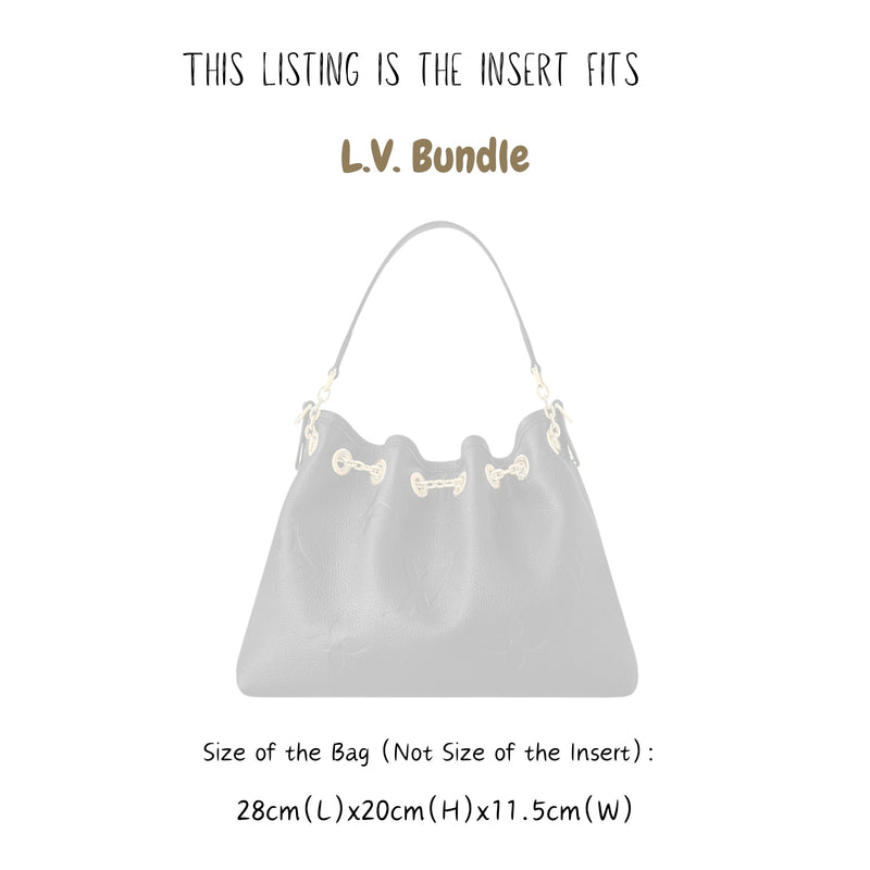 Organizer for [LV Bundle, LV] Bag Insert (Felt, Trapezoid Taper Shape)