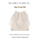 Organizer for [Noe Trunk PM, LV] Bag Insert (Felt, Slim with Zip Pocket)