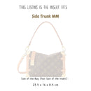 Organizer for [Side Trunk MM, LV] Bag Insert (Felt, Slim with Zip Pocket)