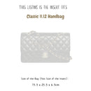 Organizer for [Classic 11.12 Handbag, Chanel] Bag Insert (Felt, Slim with Zip Pocket)