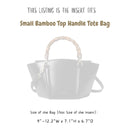 Organizer for [Small bamboo top handle tote bag, Gucci] Bag Insert (Felt, Contour Fit)