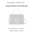 Organizer for [Dionysus medium top handle bag, Gucci] Bag Insert (Felt, Slim with Zip Pocket)