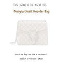 Organizer for [Dionysus small shoulder bag, Gucci] Bag Insert (Felt, Slim with Zip Pocket)