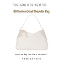 Organizer for [GG Emblem small shoulder bag, 9.6W x 6.3H x 2D, Gucci] Bag Insert (Felt, Trapezoid Taper Shape)