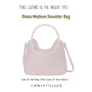 Organizer for [Diana medium shoulder bag, Gucci] Bag Insert (Felt, Slim with Zip Pocket)