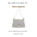 Organizer for [Mama Baguette, Fendi] Bag Insert (Nylon, Slim Shape)