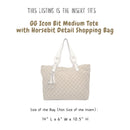 Organizer for [ICON BIT GG MEDIUM TOTE, Gucci] Bag Insert (Silk, Long Zip and Open Compartment)