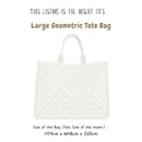 Organizer for [Large Geometric Tote Bag, Harrods] Bag Insert (Felt, Curved Shape)