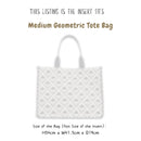 Organizer for [Medium Geometric Tote Bag, Harrods] Bag Insert (Felt, Curved Shape)