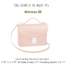 Organizer for [Monceau BB, LV] Bag Insert (Felt, Slim with Zip Pocket)