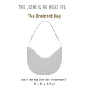 Organizer for [The Crescent Bag, Rothys] Bag Insert (Felt, Perfect Fit)