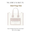 Organizer for [Small Freya Tote, Burberry] Bag Insert (Felt, Curved Shape)