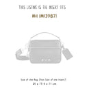 Organizer for [Nil (M13987), LV] Bag Insert (Felt, Slim with Zip Pocket)