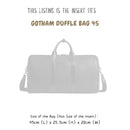 Organizer for [GOTHAM DUFFLE BAG 45, Coach] Bag Insert (Felt, Long Zip and Open Compartment)