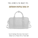 Organizer for [GOTHAM DUFFLE BAG 24, Coach] Bag Insert (Felt, Long Zip and Open Compartment)