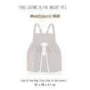 Organizer for [Montsouris MM, LV] Bag Insert (Felt, Long Zip and Open Compartment)