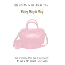 Organizer for [Baby Hayes Bag, Beck Bags] Bag Insert (Felt, Long Zip and Open Compartment)