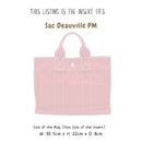 Organizer for [Sac Deauville PM, Hermes] Bag Insert (Felt, Trapezoid Taper Shape)