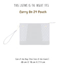 Organizer for [Carry On 24 Pouch, Faure Le Page] Bag Insert (Felt, Slim with Zip Pocket)