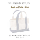 Organizer for [Boat and Tote - Mini, L.L.Bean] Bag Insert (Felt, Contour Fit)