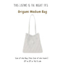 Organizer for [Origami Medium Bag, Fendi] Bag Insert (Felt, Long Zip and Open Compartment)