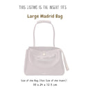 Organizer for [Large Madrid bag, Loewe] Bag Insert (Felt, Trapezoid Taper Shape)