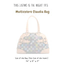 Organizer for [Multicolore Claudia Bag, LV] Bag Insert (Felt, Trapezoid Taper Shape)