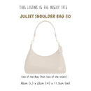 Organizer for [Juliet Shoulder Bag 30, Coach] Bag Insert (Velvet, Trapezoid Taper Shape)
