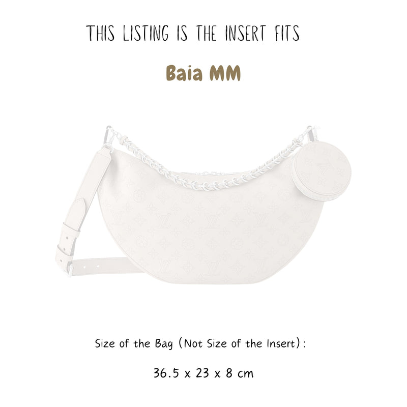 Organizer for [Baia MM, LV] Bag Insert (Felt, Perfect Fit)