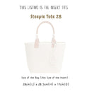 Organizer for [Steeple Tote 28, Hermes] Bag Insert (Nylon, Zip Cover with Handle)