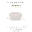 Organizer for [Mini Bumbag, LV] Felt Bag Insert