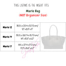 Organizer for [Marlo 12 Bag in Leather, The Row] Bag Insert (Felt, Contour Fit)