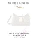 Organizer for [Twinny, LV] Bag Insert (Felt, A Pair of Inserts)