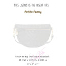 Organizer for [Petite Fanny, Clare V.] Bag Insert (Felt, Perfect Fit)