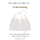 Organizer for [25 Mini Handbag, Chanel] Bag Insert (Felt, Trapezoid Taper Shape)