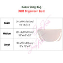 Organizer for [Koala Sling Bag Small, Portland Leather Goods] Bag Insert (Felt, Perfect Fit)