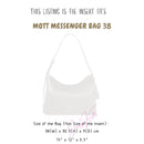 Organizer for [MOTT MESSENGER BAG 38, Coach] Bag Insert (Felt, Trapezoid Taper Shape)