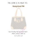 Organizer for [Hampstead PM, LV] Bag Insert (Felt, Trapezoid Taper Shape)
