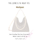 Organizer for [Multipass, LV] Bag Insert (Felt, Perfect Fit)