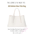 Organizer for [GG Emblem maxi tote bag, Gucci] Bag Insert (Felt, A Pair of Inserts)