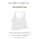Organizer for [Ella Shoulder Bag, Coach] Bag Insert (Felt, Trapezoid Taper Shape)