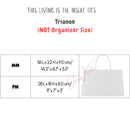 Organizer for [Trianon MM, LV] Bag Insert (Felt, Trapezoid Taper Shape)