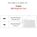 Organizer for [Trianon PM, LV] Bag Insert (Felt, Trapezoid Taper Shape)