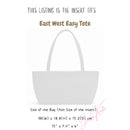 Organizer for [East West Easy Tote, Cuyana] Bag Insert (Felt, Contour Fit)
