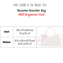 Organizer for [Small Roxanne, Mulberry] Bag Insert (Felt, Trapezoid Taper Shape)