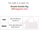 Organizer for [Roxanne Shoulder Bag, Mulberry] Bag Insert (Felt, Trapezoid Taper Shape)